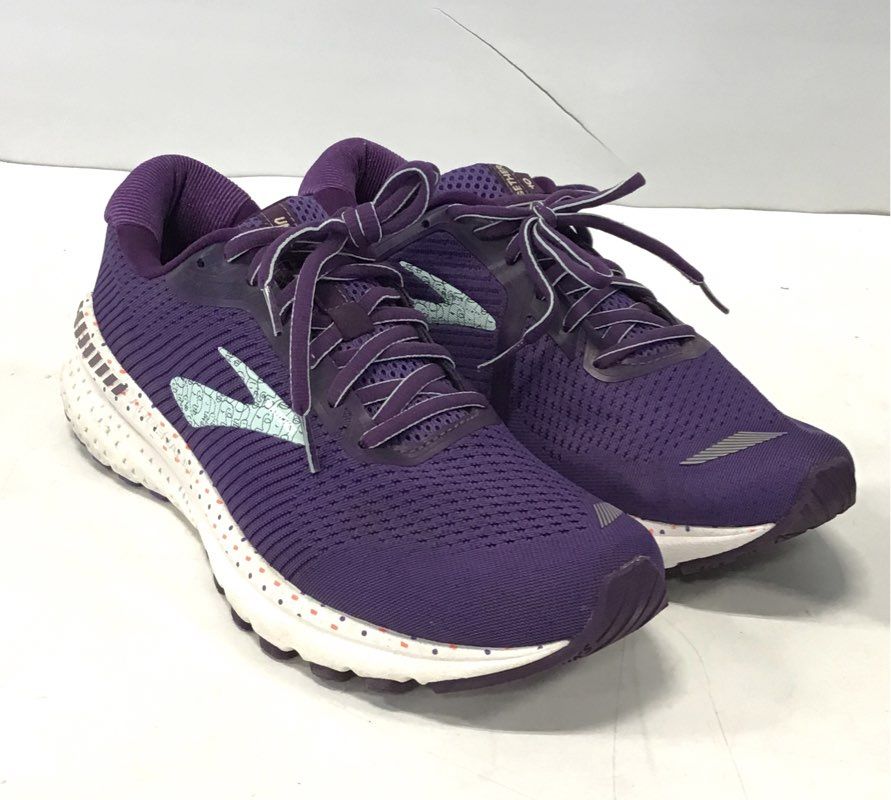 Brooks Adrenaline GTS 20 Run United Purple Running Shoes Womens Size 10