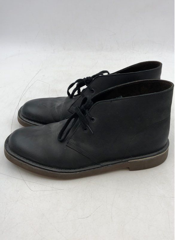 Clarks Men&#39;s Desert Black Ankle Chukka Boots - Size 9M