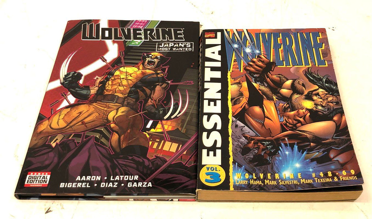 Marvel Wolverine Graphic Novel Lot Japan's Most Wanted & Essential Vol 3 HC TPB