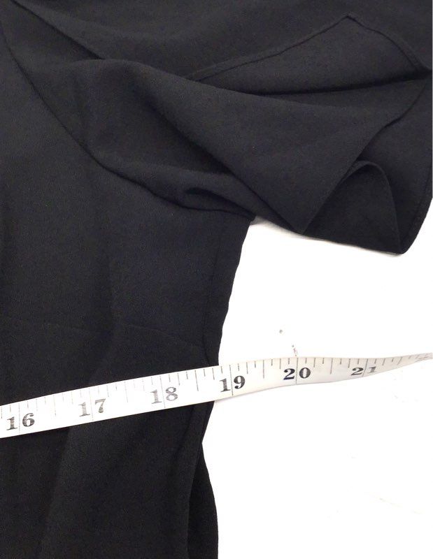 Alex Marie Women's Shelley Black Ruffle Short Sleeve Wrap Dress NWT Sz 10
