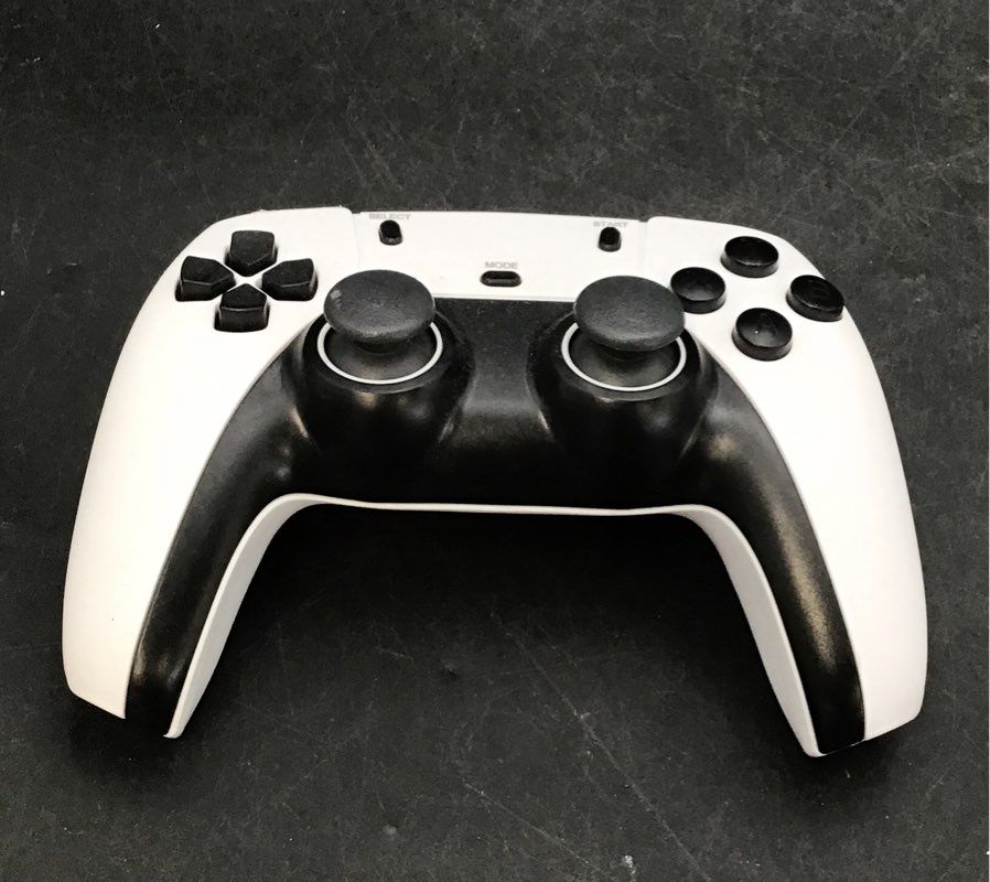 Lot of 3 PS5 Style Wireless Game Controllers White & Black Third-Party