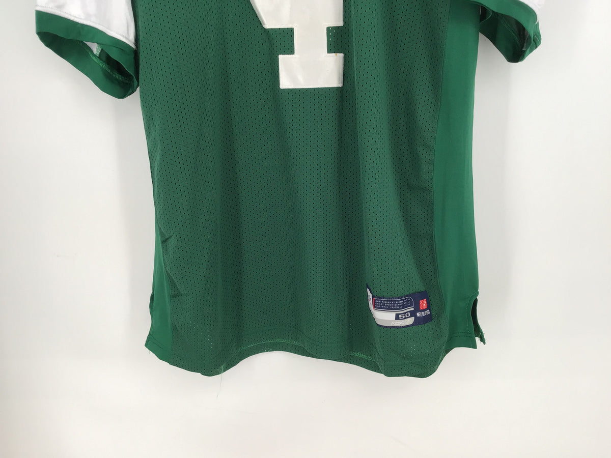 NWT Reebok Men&#39;s Green New York Jets Brett Favre #4 NFL Jersey - Size 50