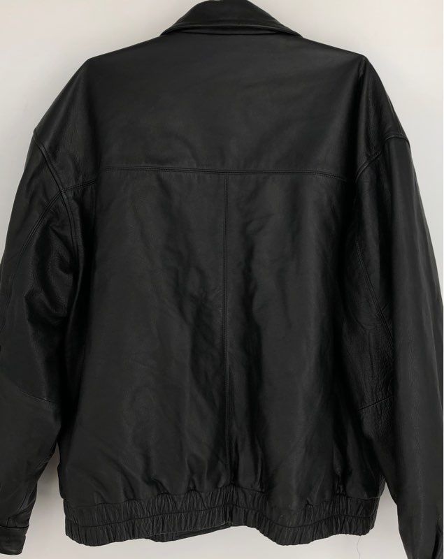 St. John&#39;s Bay Men&#39;s Black Bomber Jacket - Size 2XLT