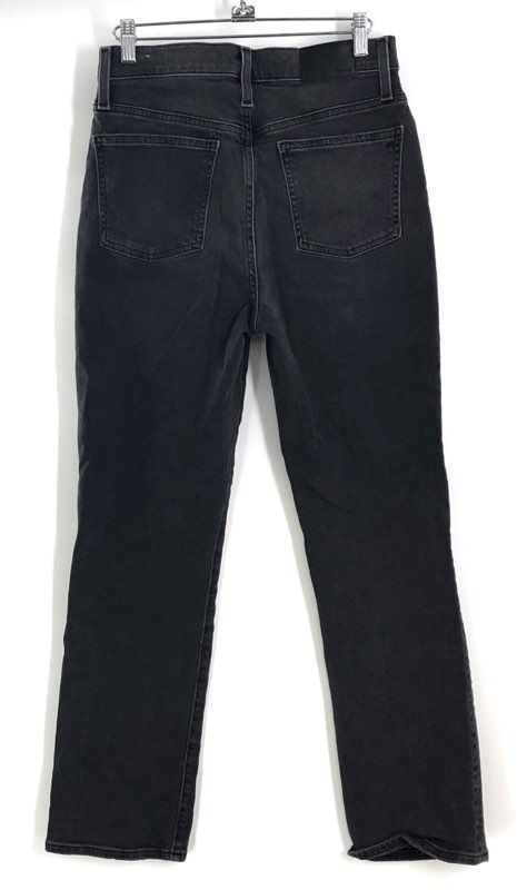 Madewell Women's Slim Demi-Boot Black Jeans Size 26 and Raw Hem Cream Shorts