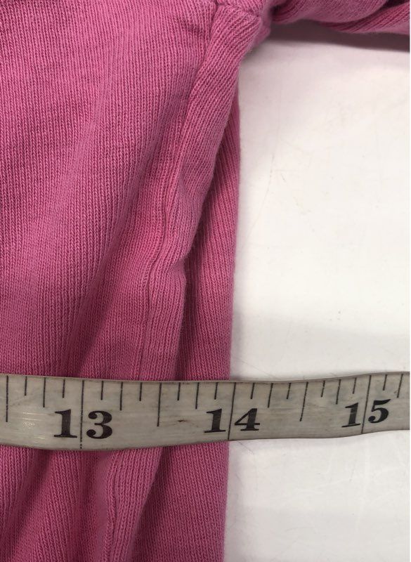 Matilda Jane Women's Pink Full Zip Hoodie Cherry Pattern Ruffle Pocket Sz M/L