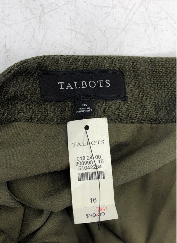 NWT Talbots Women's Black Mini Skirt - Size 16