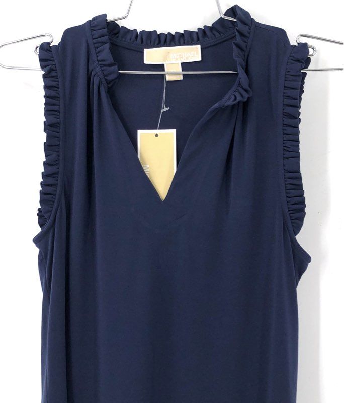 NWT Michael Kors Women's Navy Blue A-Line Dress - Size XS