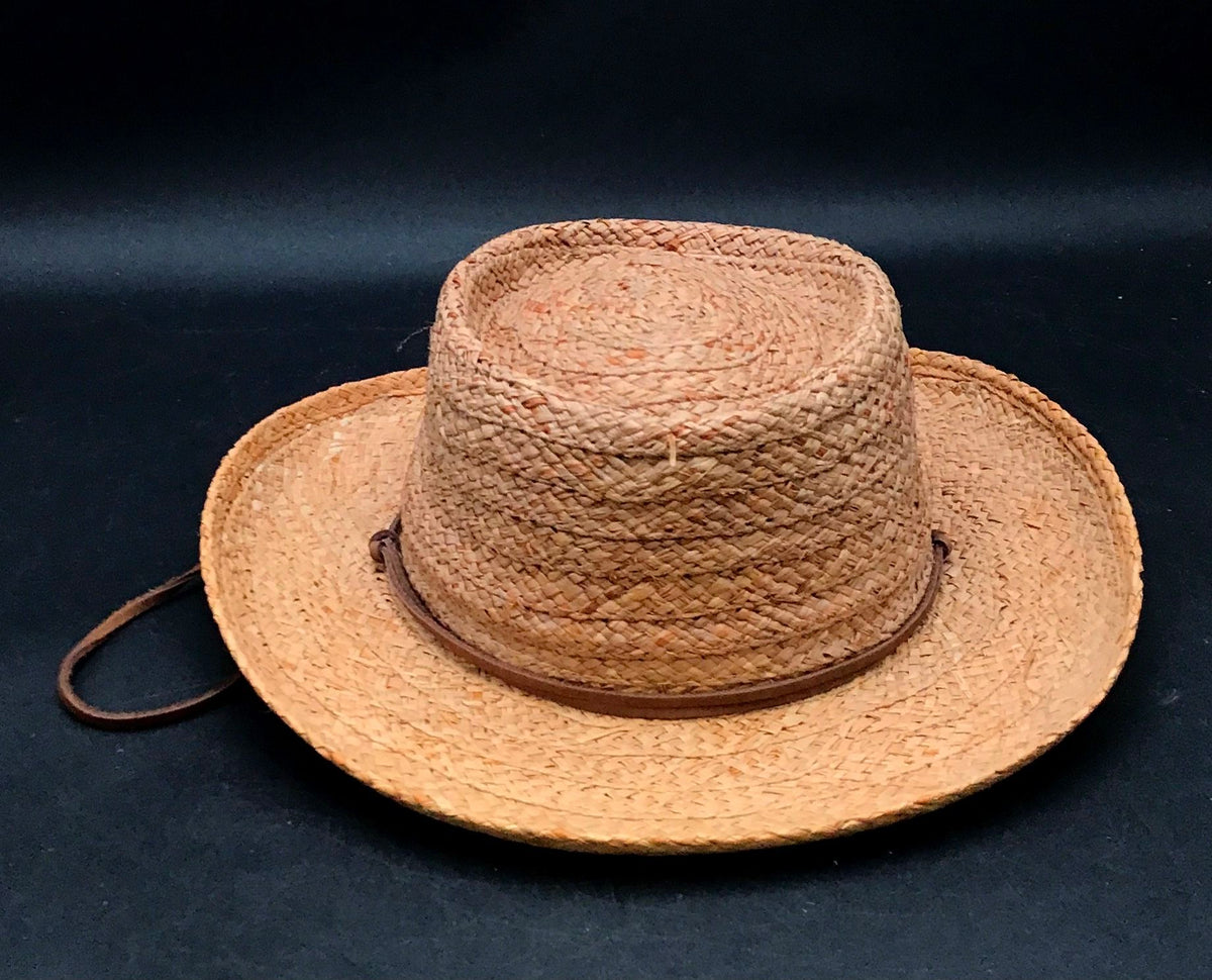 Scala Men's Natural Fedora Hat - Size L/XL