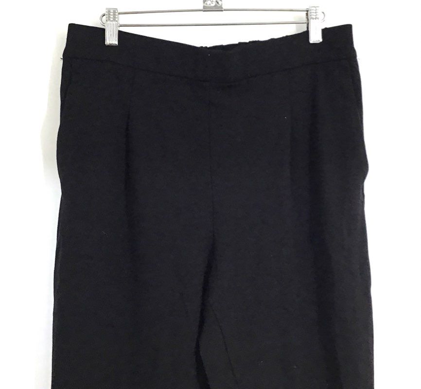 Ann Taylor Women's Black Viscose Blend Tapered Trousers Pants Sz 4