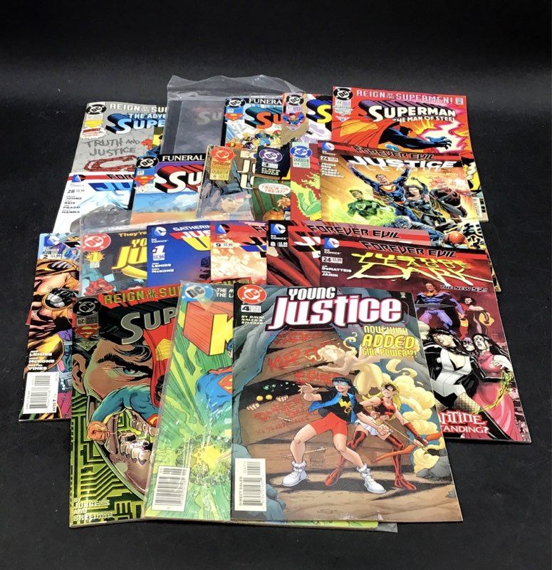 DC Comics Book Lot 1990s-2010s Superhero Mixed Titles Approximately 20