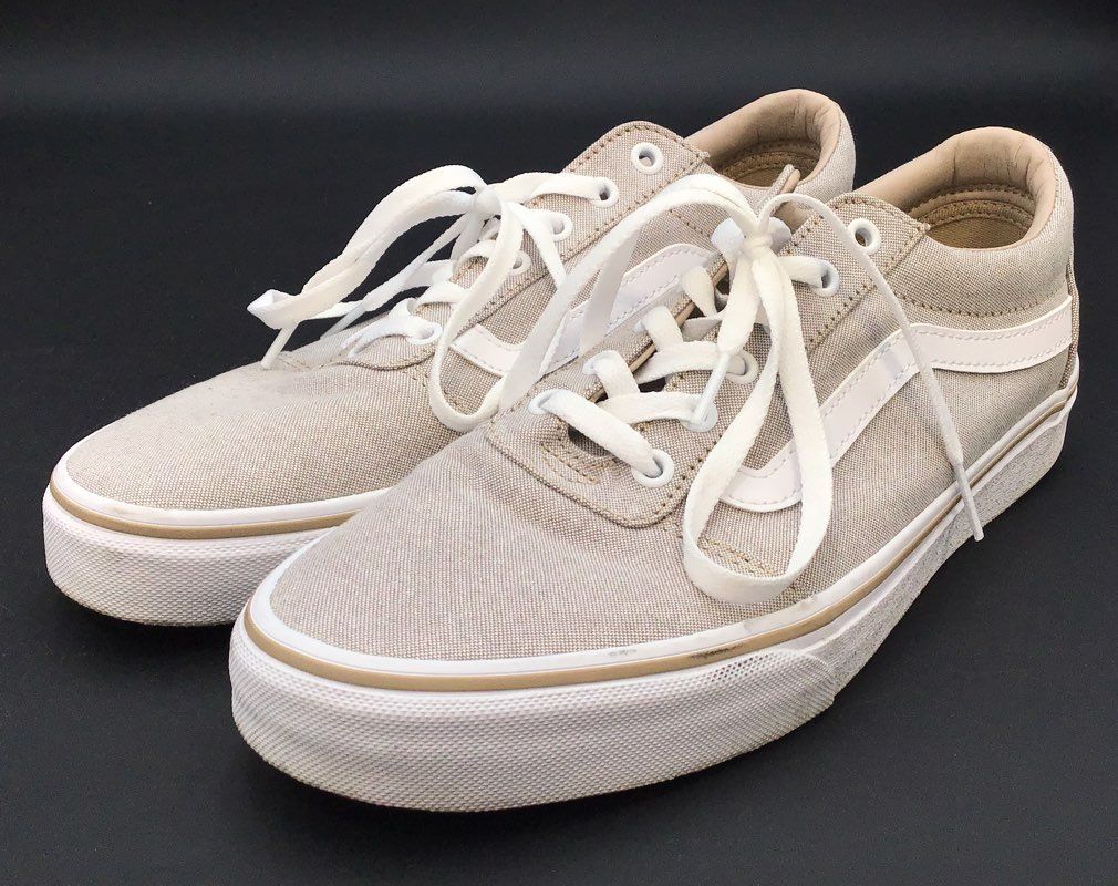 Vans Women&#39;s Ivory Athletic Shoes - Size 11