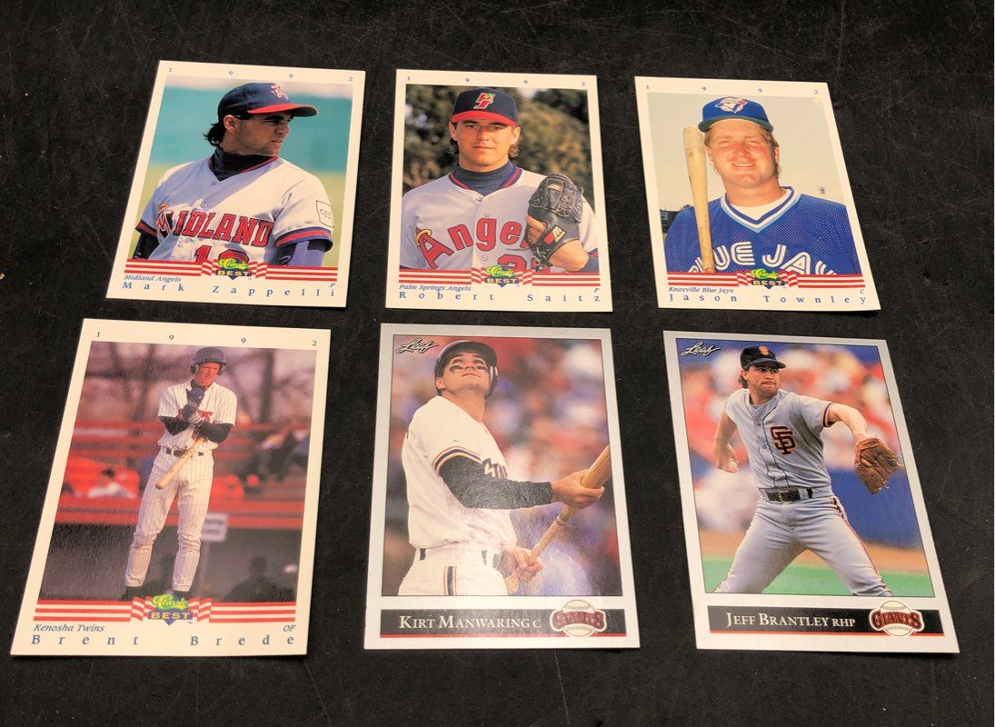 12.64 Lbs. Lot Of Classic Best Leaf Baseball MLB Cards. Medium Box, Unsorted