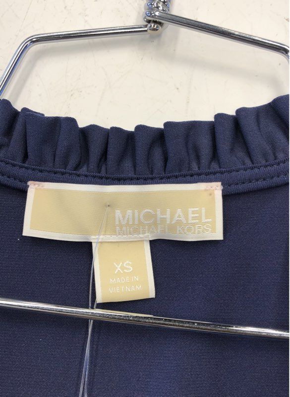 NWT Michael Kors Women's Navy Blue A-Line Dress - Size XS