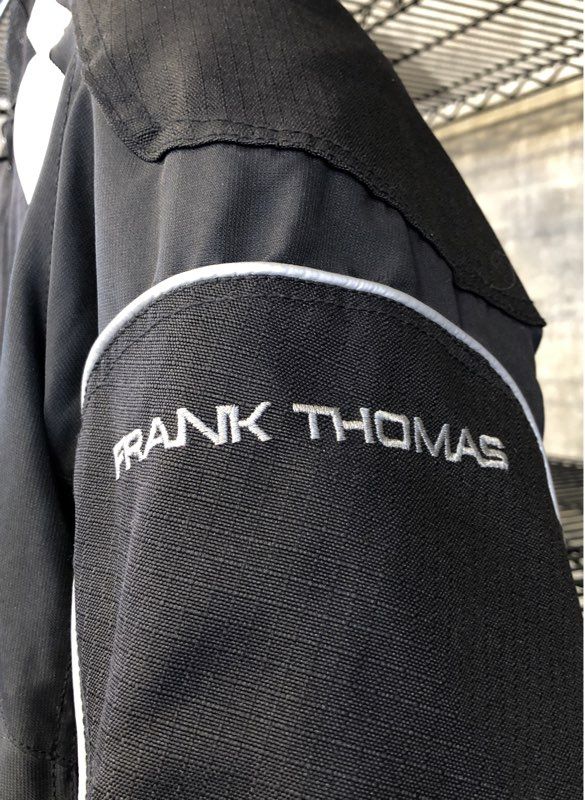 Frank Thomas Women's Lady Rider Motorcycle Jacket Black Armored Sz M