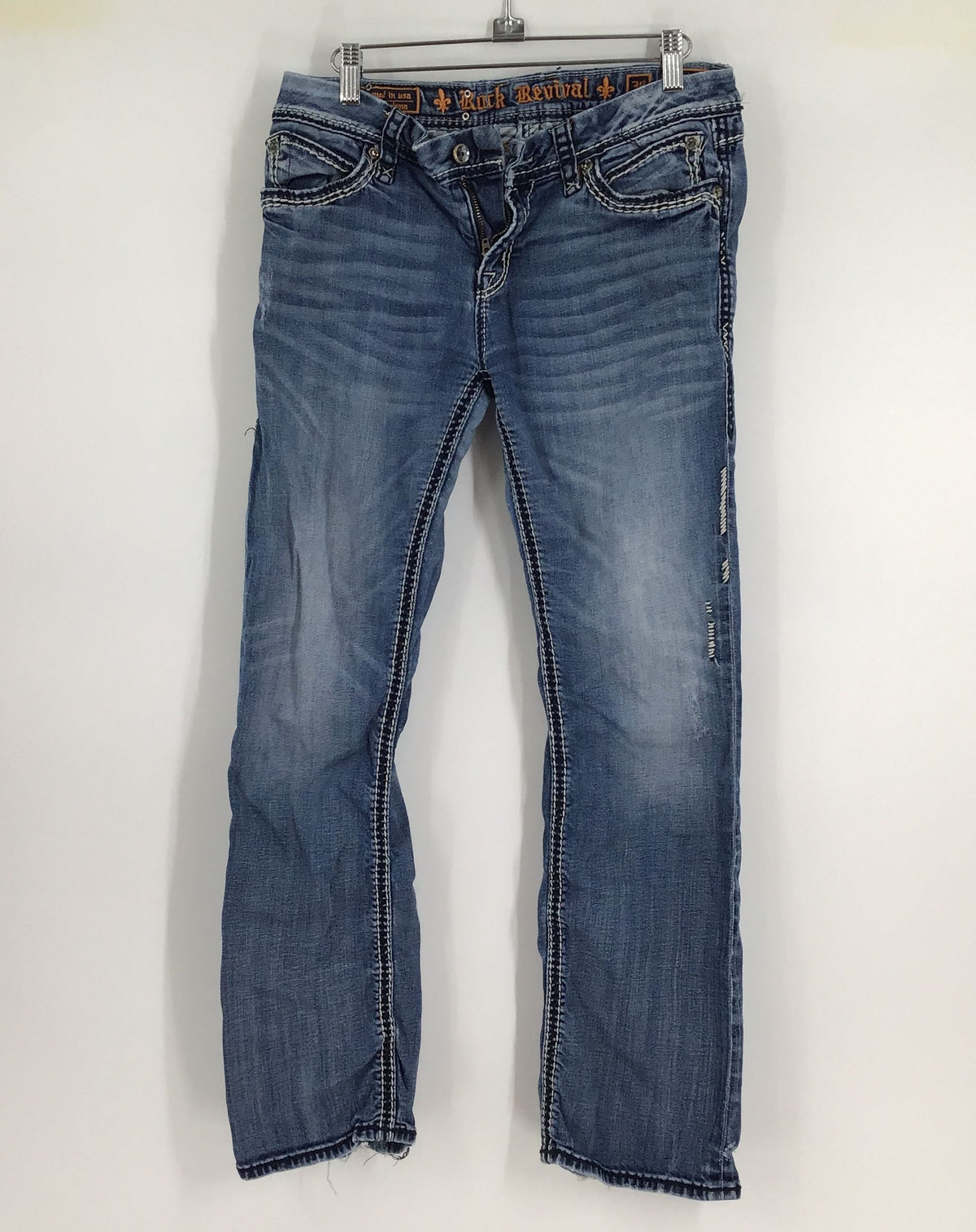 Rock Revival Women&#39;s Blue Charlotte Easy Bootcut Jeans - Size 30