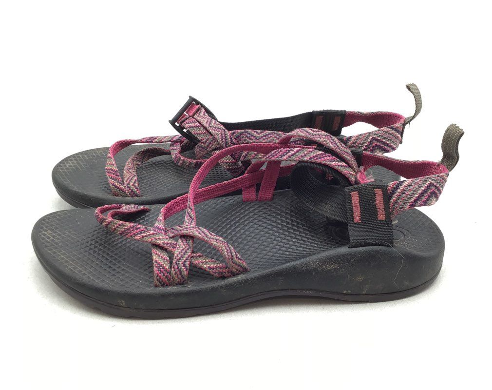 Chaco Women&#39;s Pink Comfort Hiking Strappy Sandal - Size 5