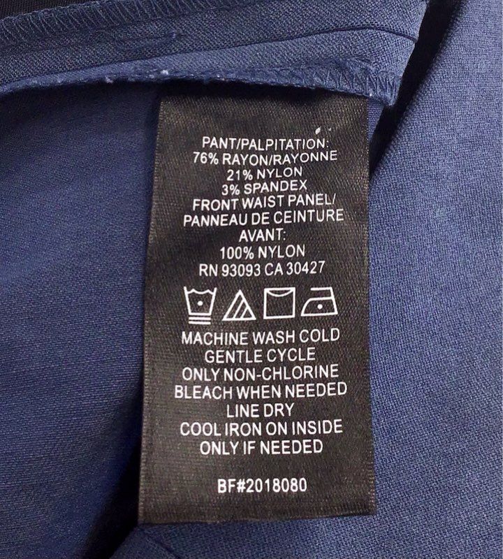 NWT Nic+Zoe Women's Indigo Sea Straight Leg Ankle Pants - Size 8P