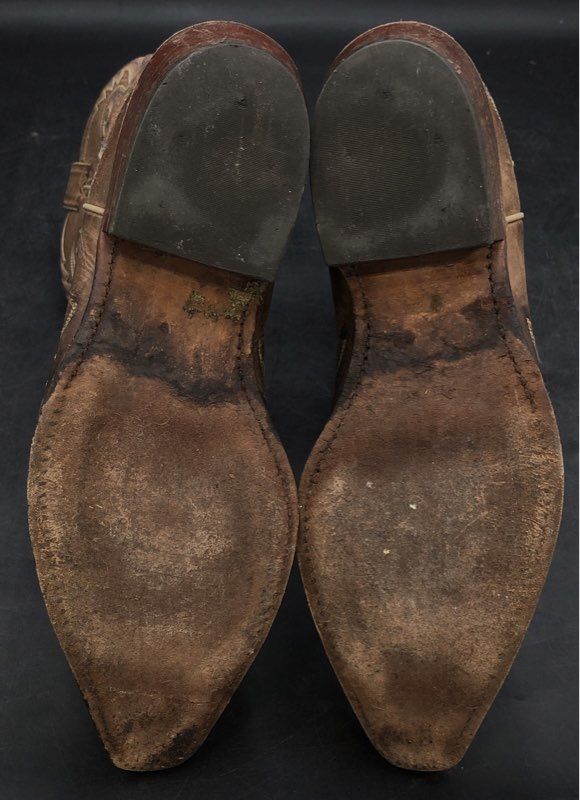 Laredo Lucretia LD2732 Brown Leather USA Made Western Cowboy Boots Size 10B