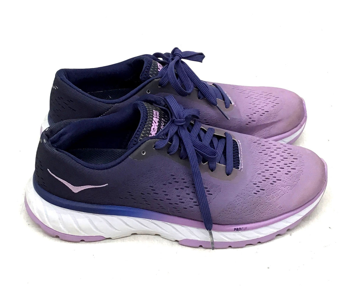 Hoka One One Women's Cavu 2 Purple Pink Athletic Shoes - Size 8.5