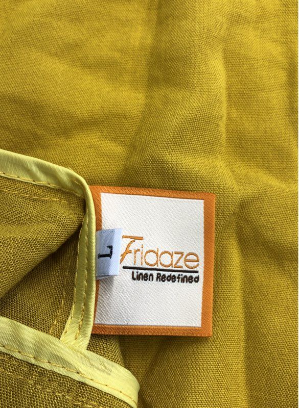 NWT Fridaze Women's Marigold Pleated Hem Blouse - Size L