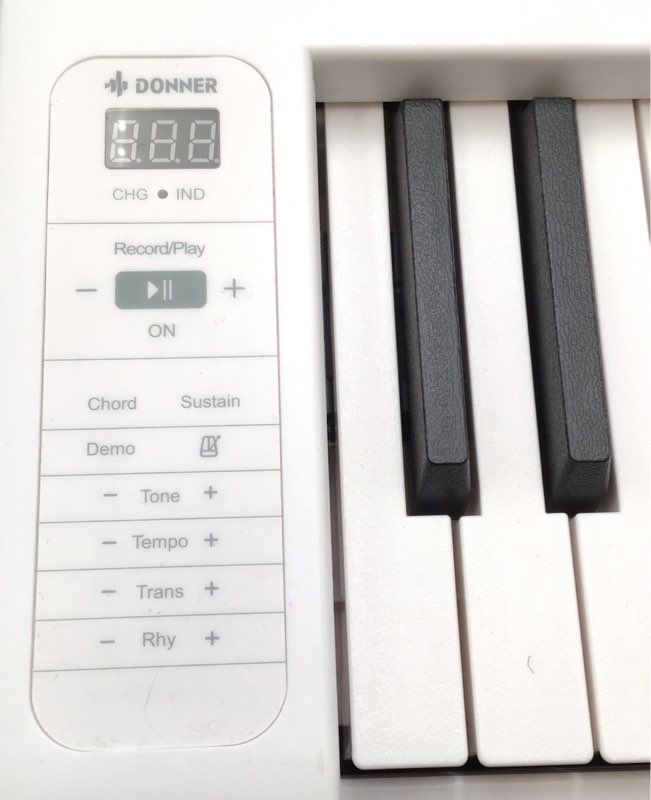 Donner 61 Keys Foldable Electronic Keyboard W/Accessories