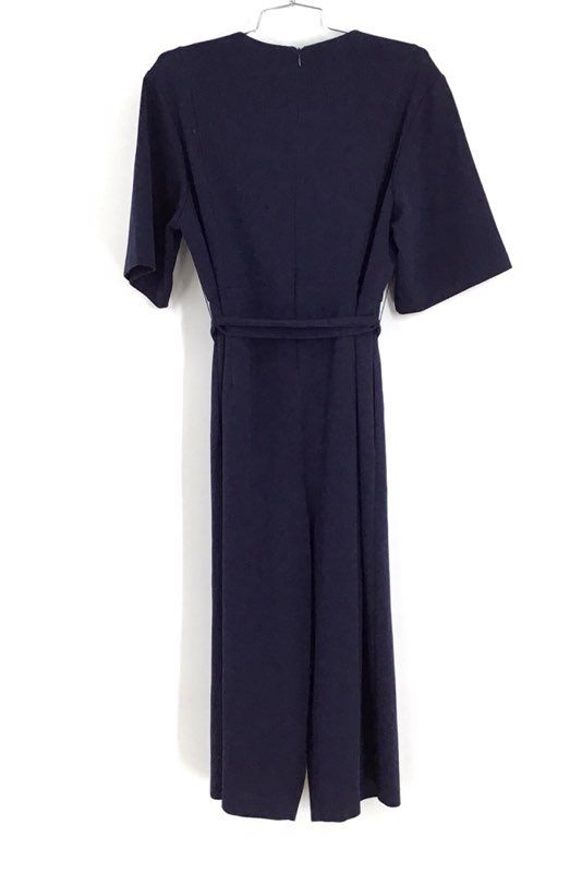 NWT Sandra Darren Women&#39;s Navy Blue Jumpsuit One-Piece - Size 1X