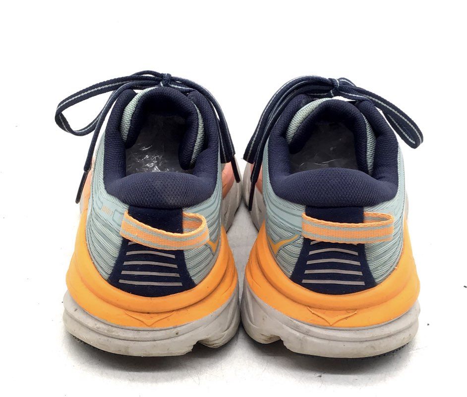 Hoka One One Men's Bondi 7 Blue Athletic Shoes - Size 6.5