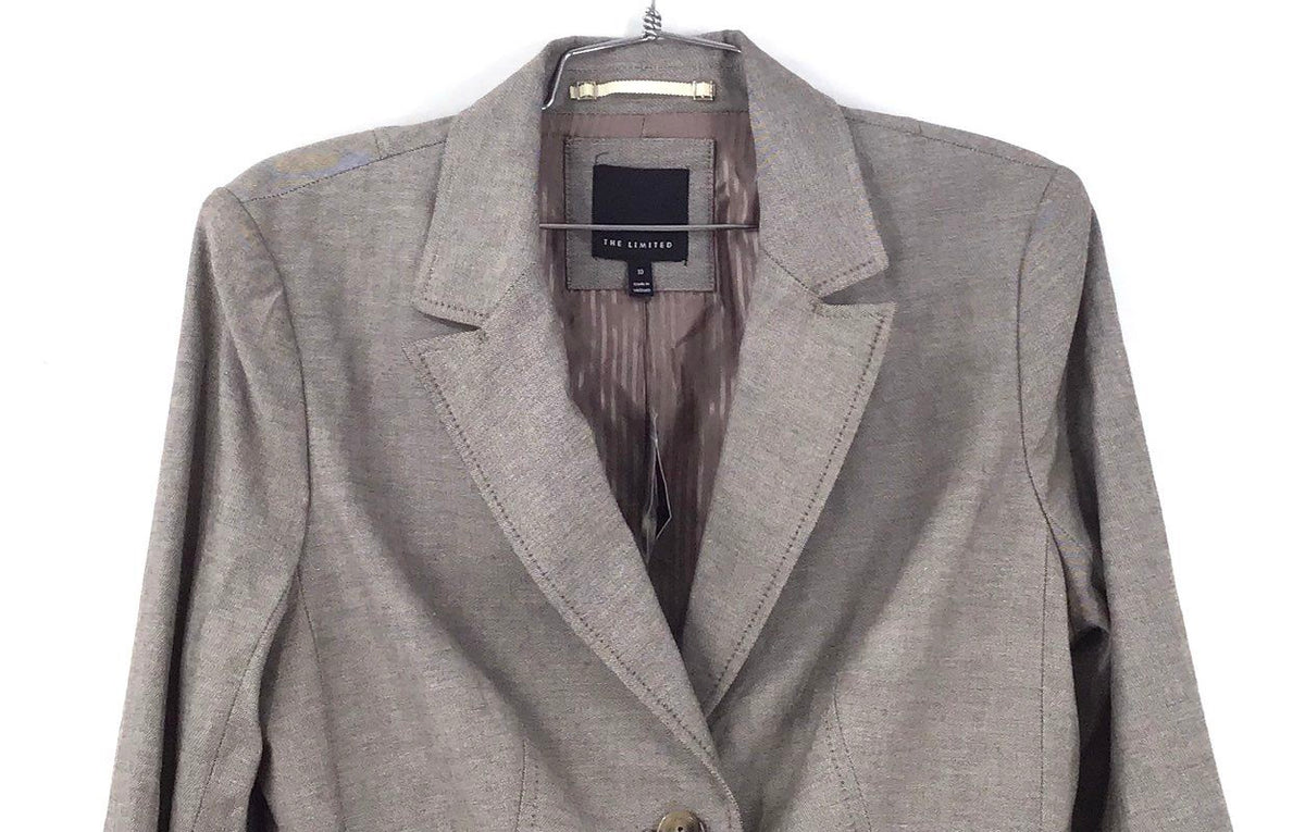 NWT The Limited Women's Gray Blazer - Size 10