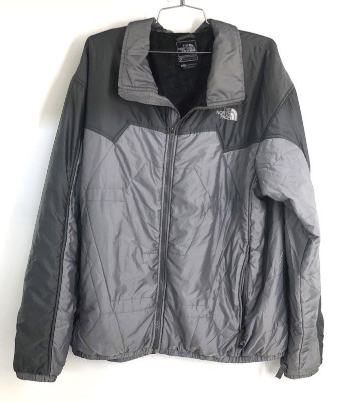 The North Face Men's Prodigy Gray Colorblock Insulated Puffer Jacket Sz XL
