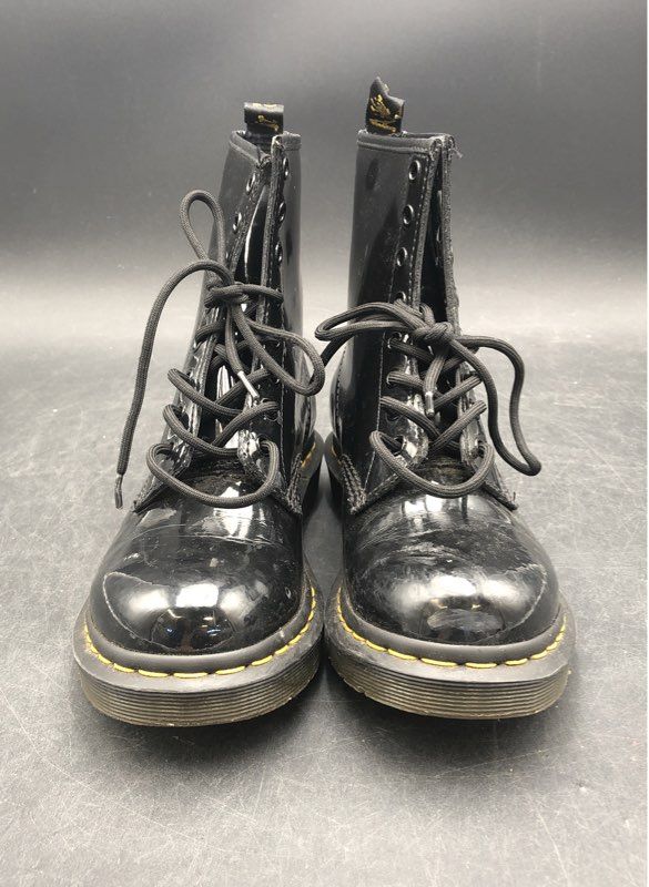Dr. Martens Women's Black Combat Boots - Size 8
