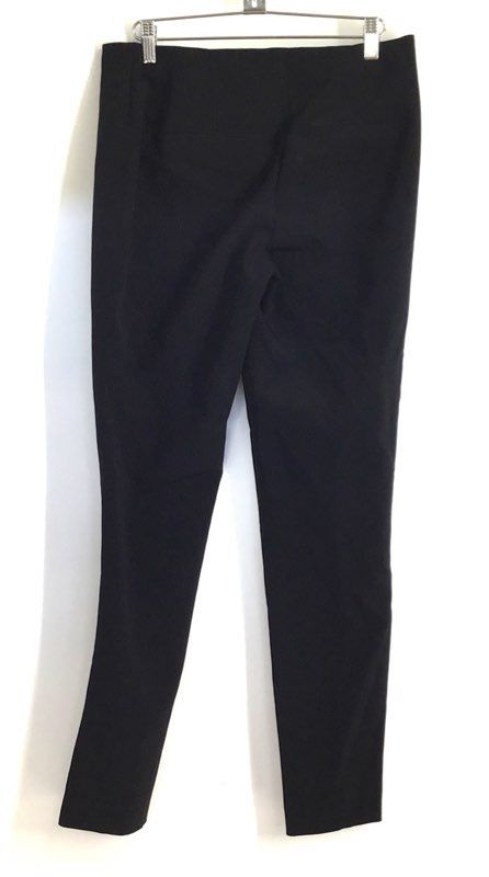 Freda's Women's Black Asymmetric Overlap Straight Leg Dress Pants Canada Sz 6