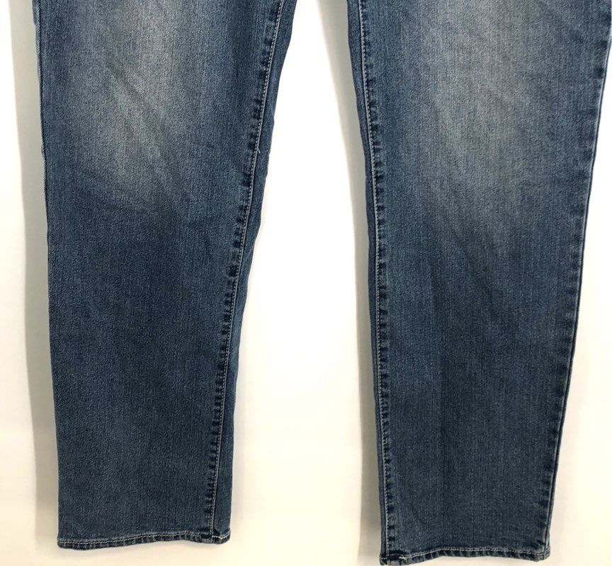 True Religion Men's Geno Relaxed Slim Jeans Medium Golden Wash NWT Sz 36