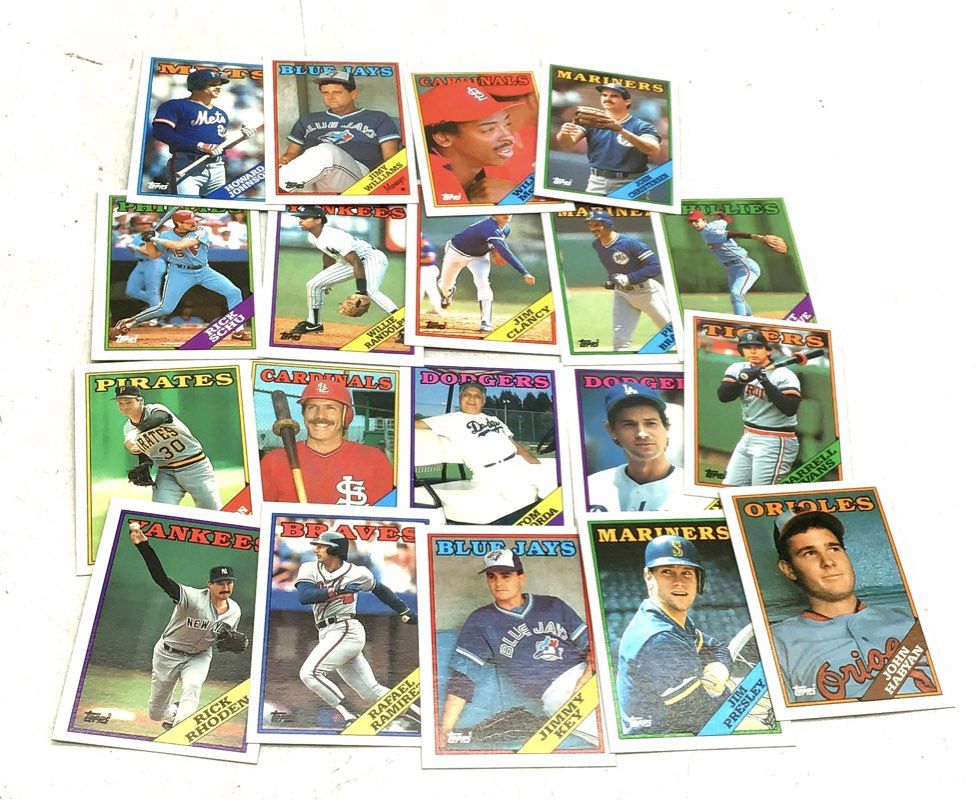 12.1 lbs. Lot Of Baseball MLB Cards. Medium Box, Unsorted