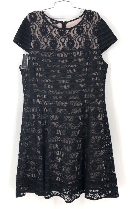 NWT Alfani Women's Black A-Line Dress - Size 20W