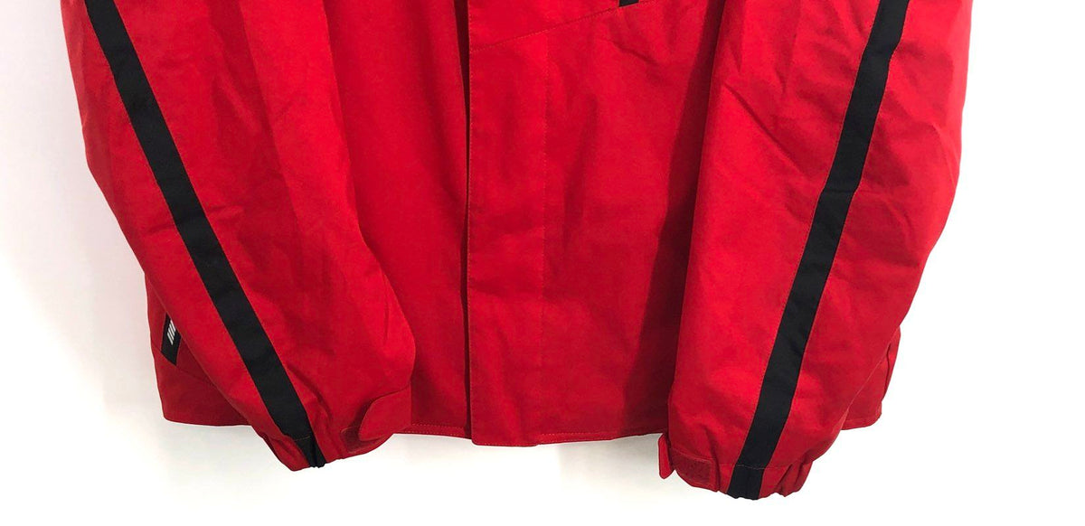 Descente Men's Red Black Insulated Full Zip Ski Jacket Winter Coat Sz 2XL