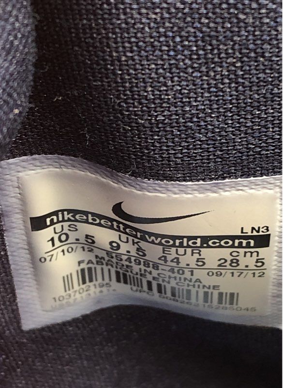 Nike Men's KD 5 Blue Athletic Shoes - Size 10.5