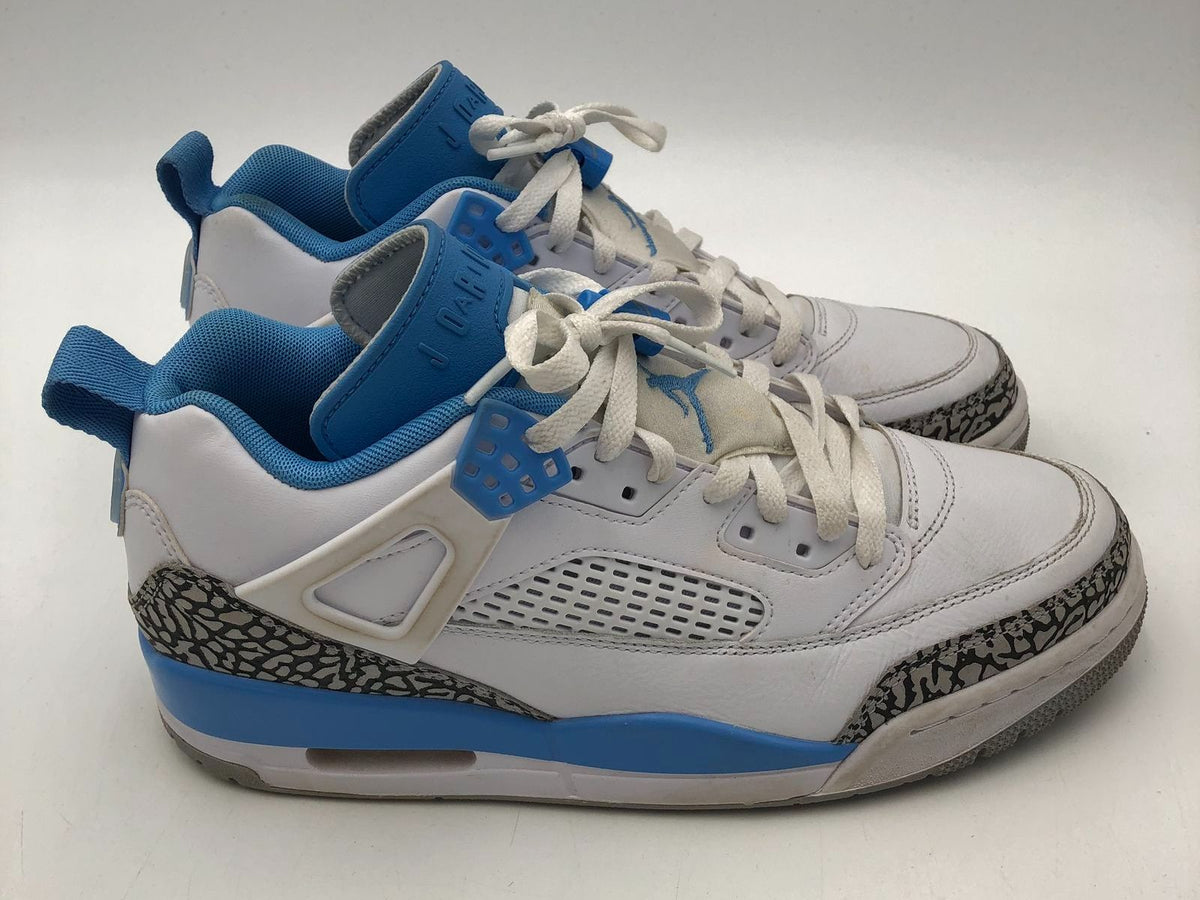 Nike Air Jordan Spizike Low 'UNC' Men's White/Grey/Blue Sneakers - Size 9 (+COA)