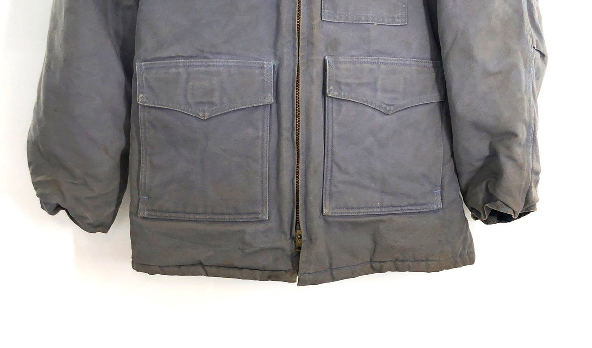 Vintage 90s Carhartt Faux Fur Trim Duck Canvas Arctic Parka Coat Sz XL USA