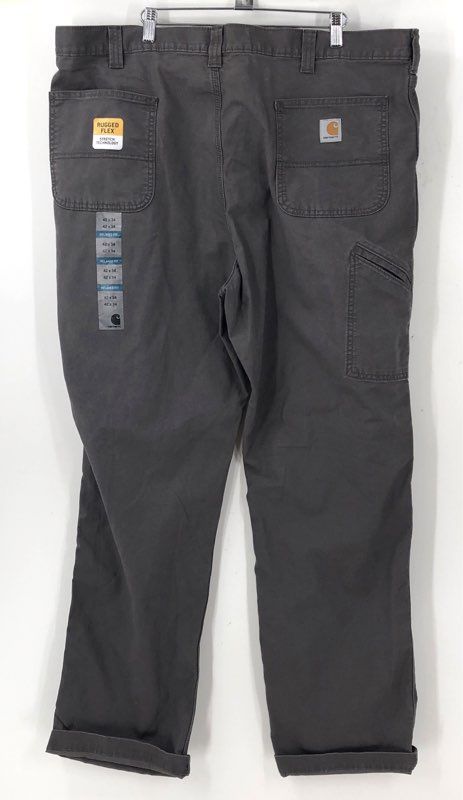 NWT Carhartt Men's Gray Relaxed Fit Work Pant - Size 42X34