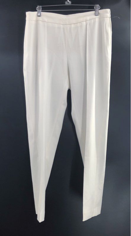 John Meyer Women's 2-Piece Pant Suit White Black Contrast Trim NWT Sz 10