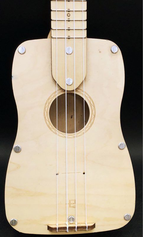 Kiwi Co Eureka Crate Wooden Ukulele