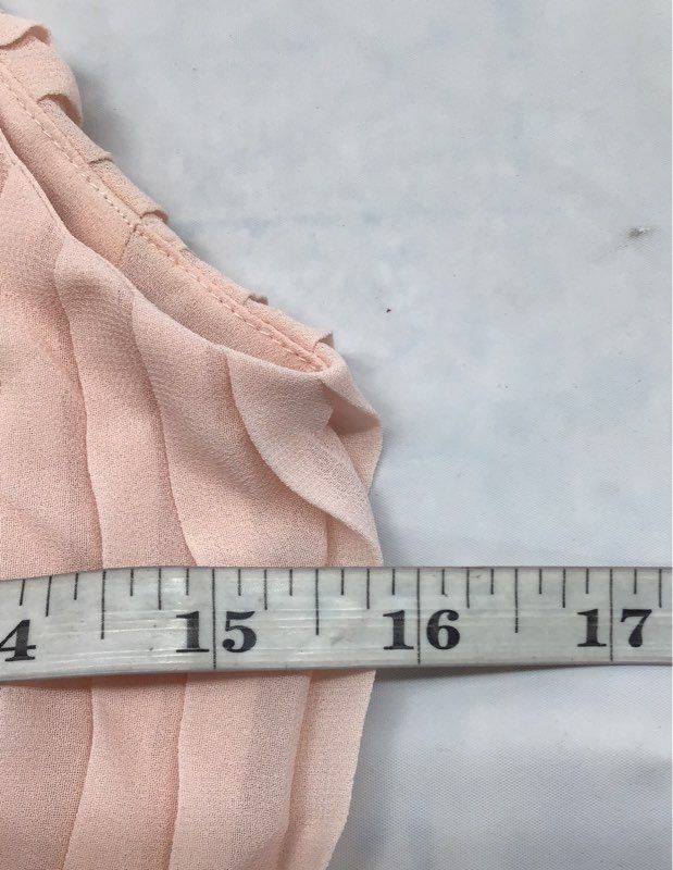 Madison Women's Pink Pleated Spaghetti Strap Maxi Dress Belted NWT Sz XL