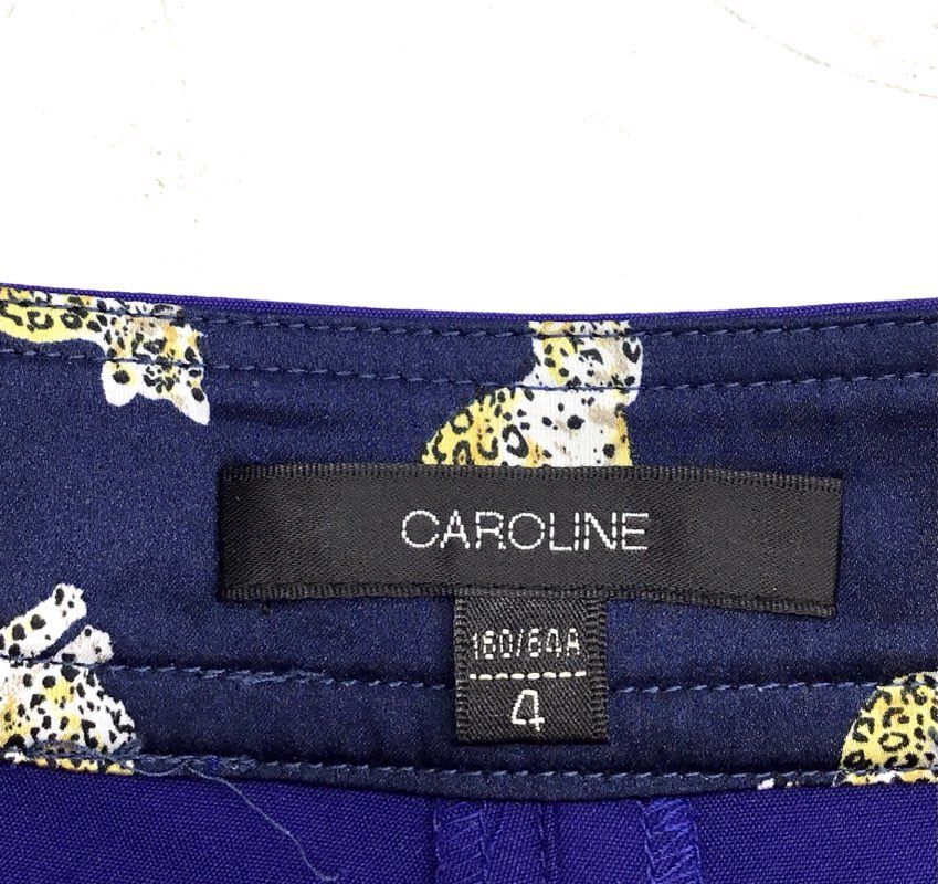 Caroline Women's Purple Slim Straight Leg Dress Pants Trousers Sz 4
