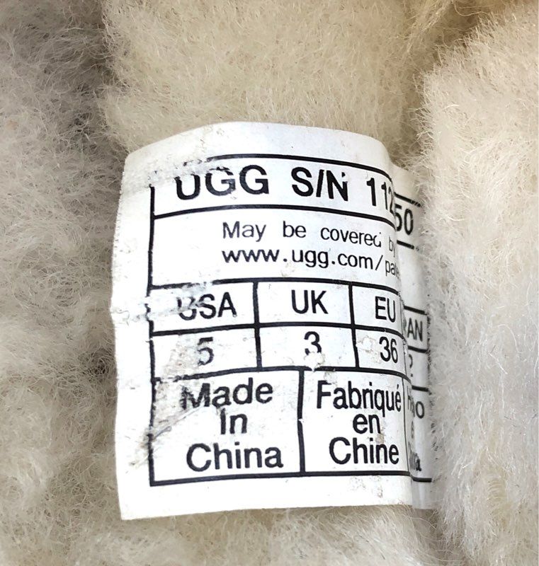 UGG Disquette Chestnut Suede Sheepskin Platform Slippers Women's Size 5