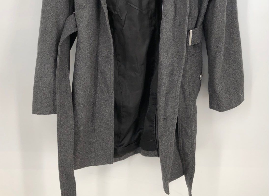 Calvin Klein Women&#39;s Gray Trench Coat - Size XL