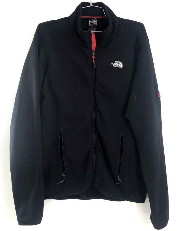 The North Face Men's Black Summit Series Full Zip Fleece Mid Layer Jacket Size M