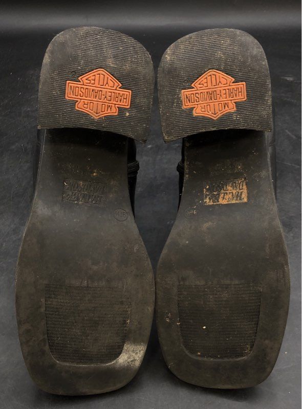 Harley-Davidson Women's Black Platform Boots - Size 9.5