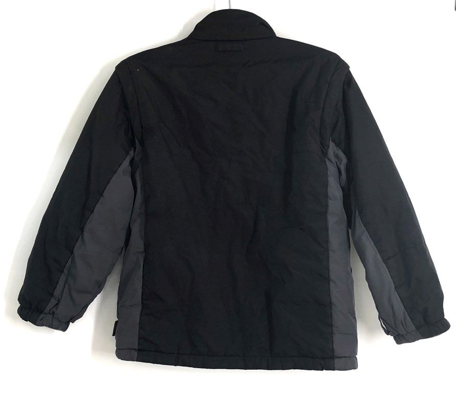 Free Country Men's Black Gray FCXtreme FCX90 Insulated Puffer Jacket Sz M