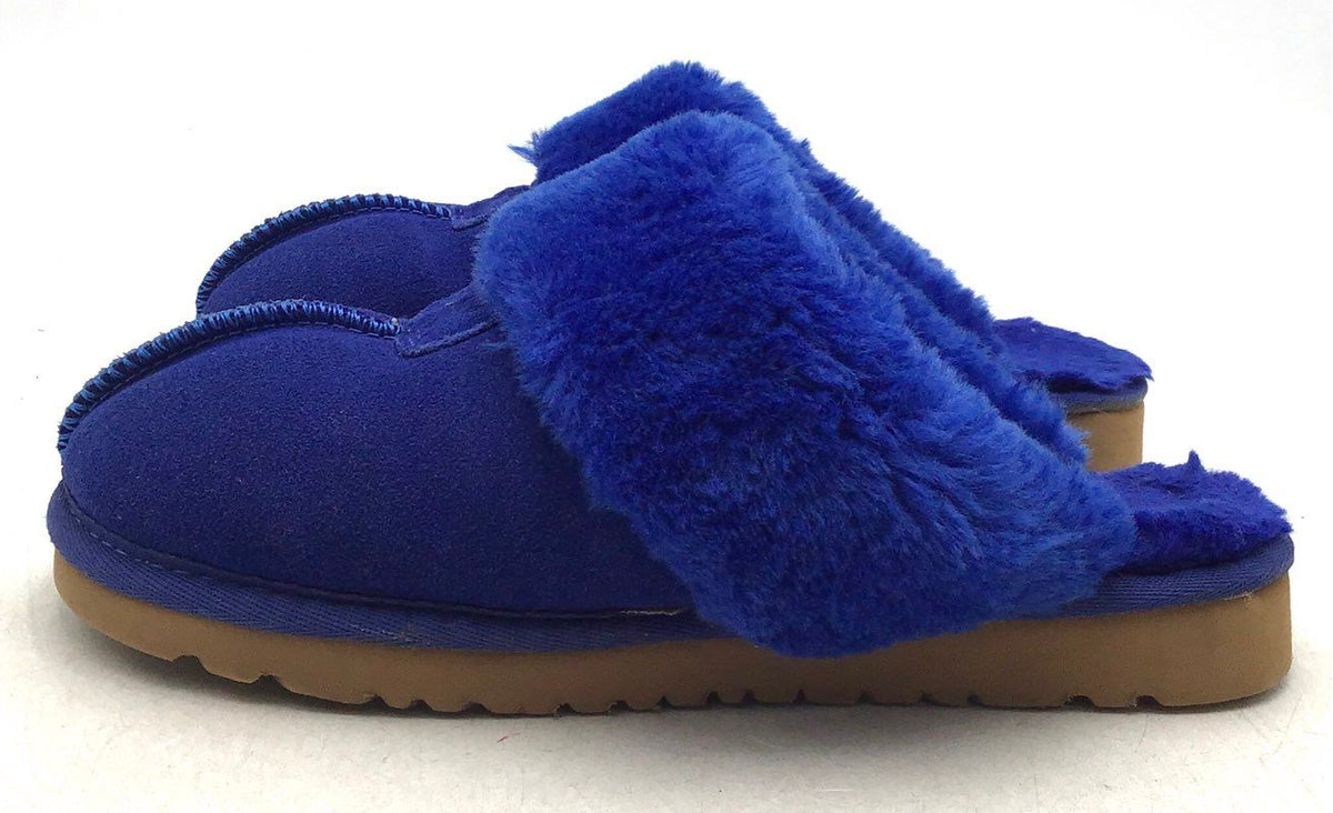 UGG Women&#39;s Blue Slide Slippers - Size 7