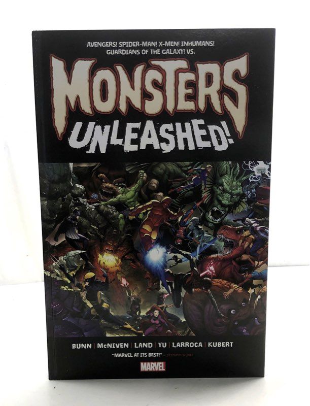 Monsters Unleashed! Hardcover Marvel 2017 Collects #1-5 Bunn McNiven Avengers